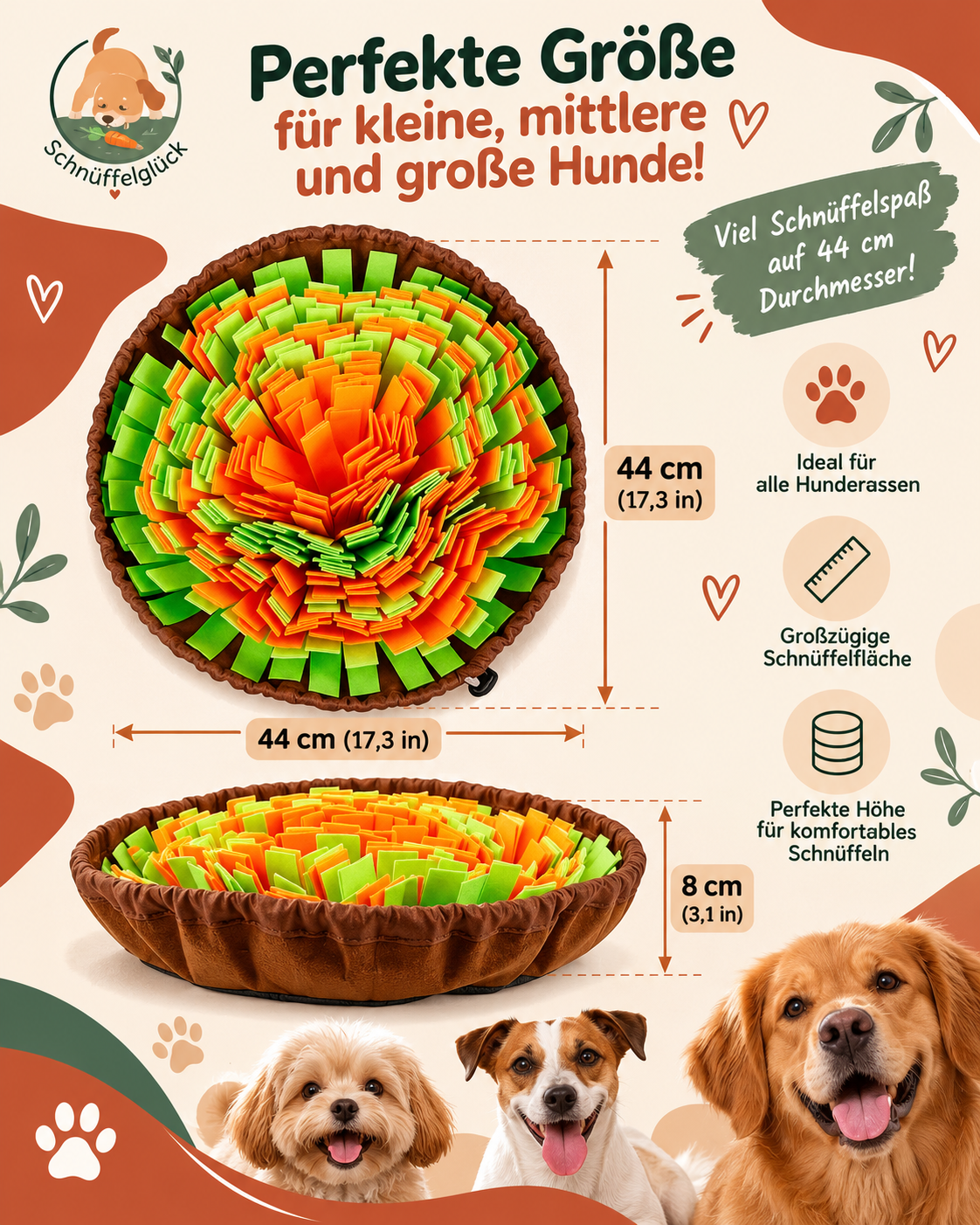 Schnüffelmatte Rosenduft