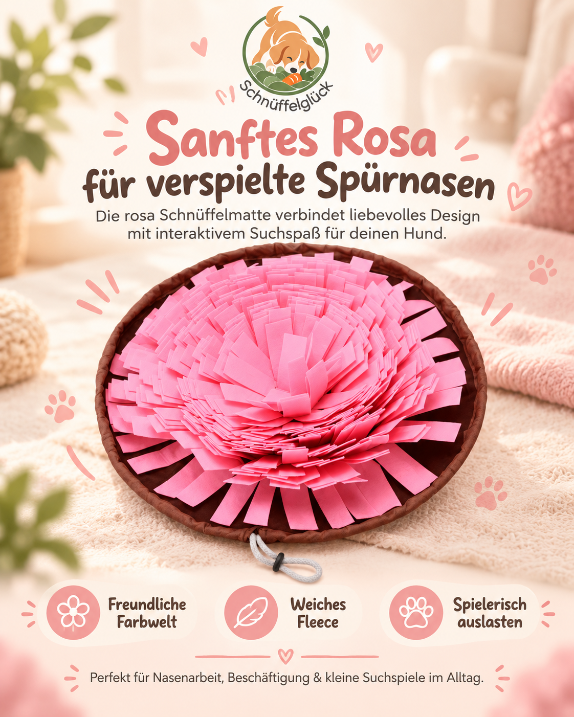 Schnüffelmatte Rosenduft
